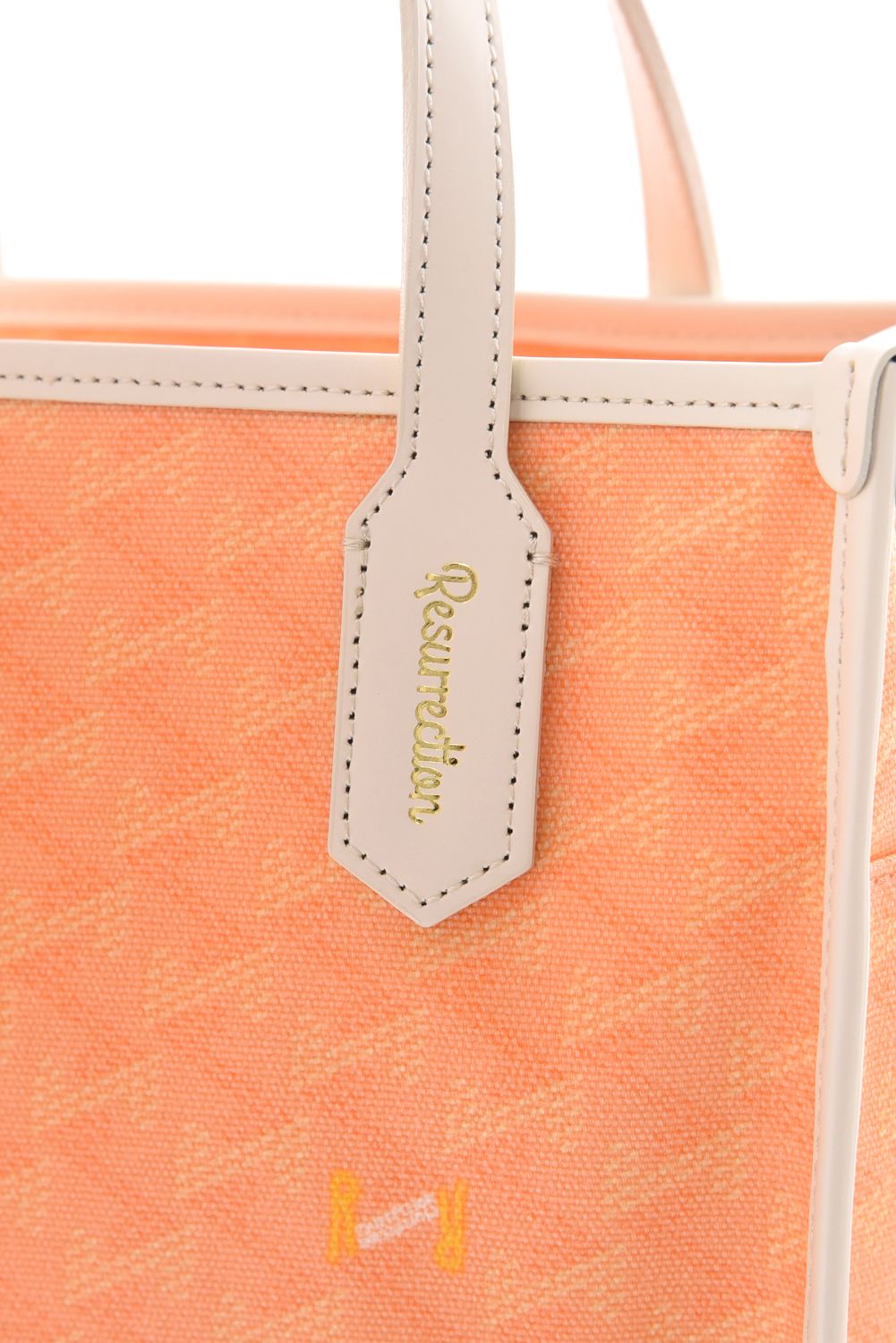 【26SS】  LANIUS SQUARE MINI (ラニウス スクエア ミニ) / ブランドオリジナルテキスタイル カートバッグ (サンセット）