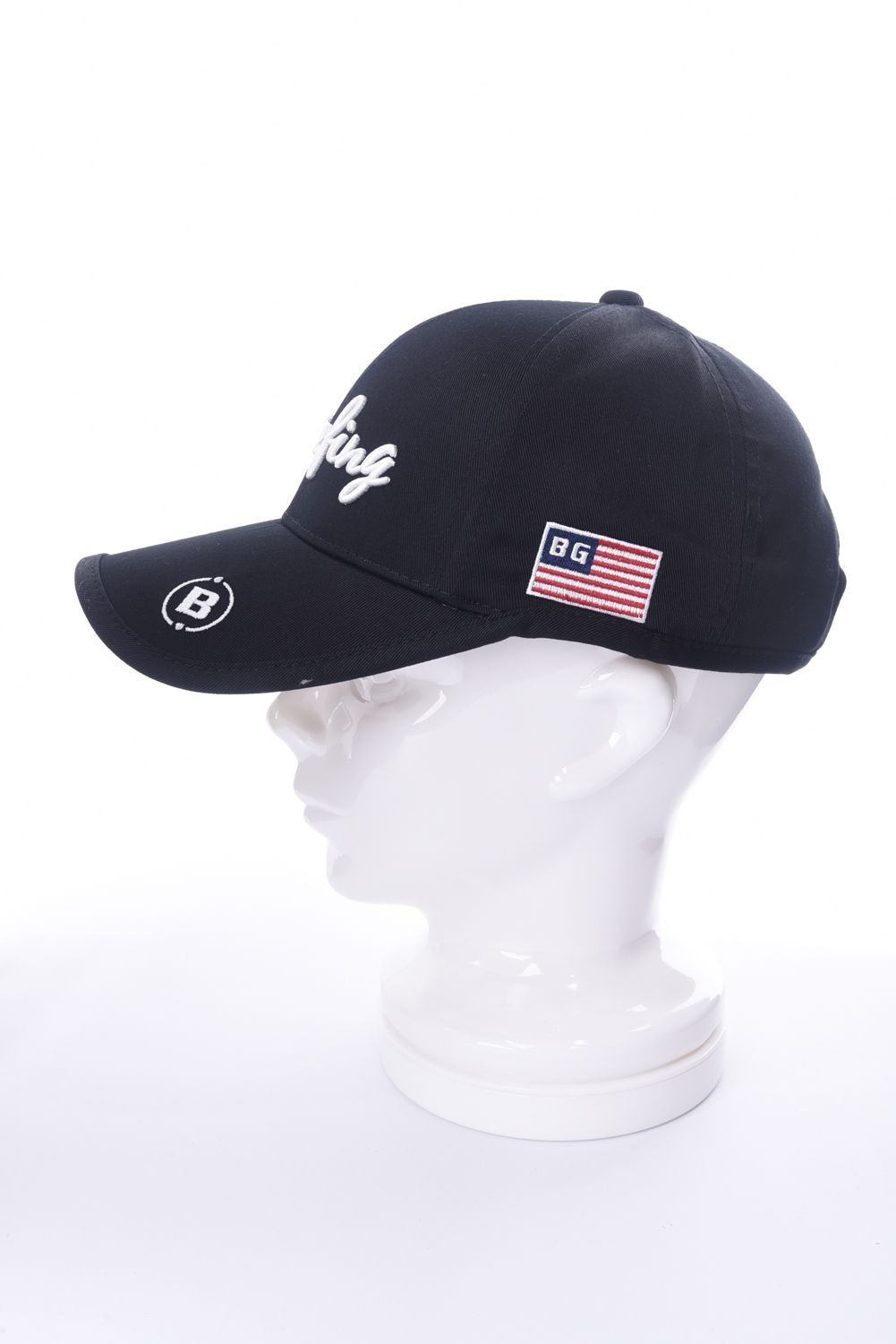 【レディース】WOMENS BASIC CAP / ロゴ刺繍 ベーシック キャップ (ブラック)