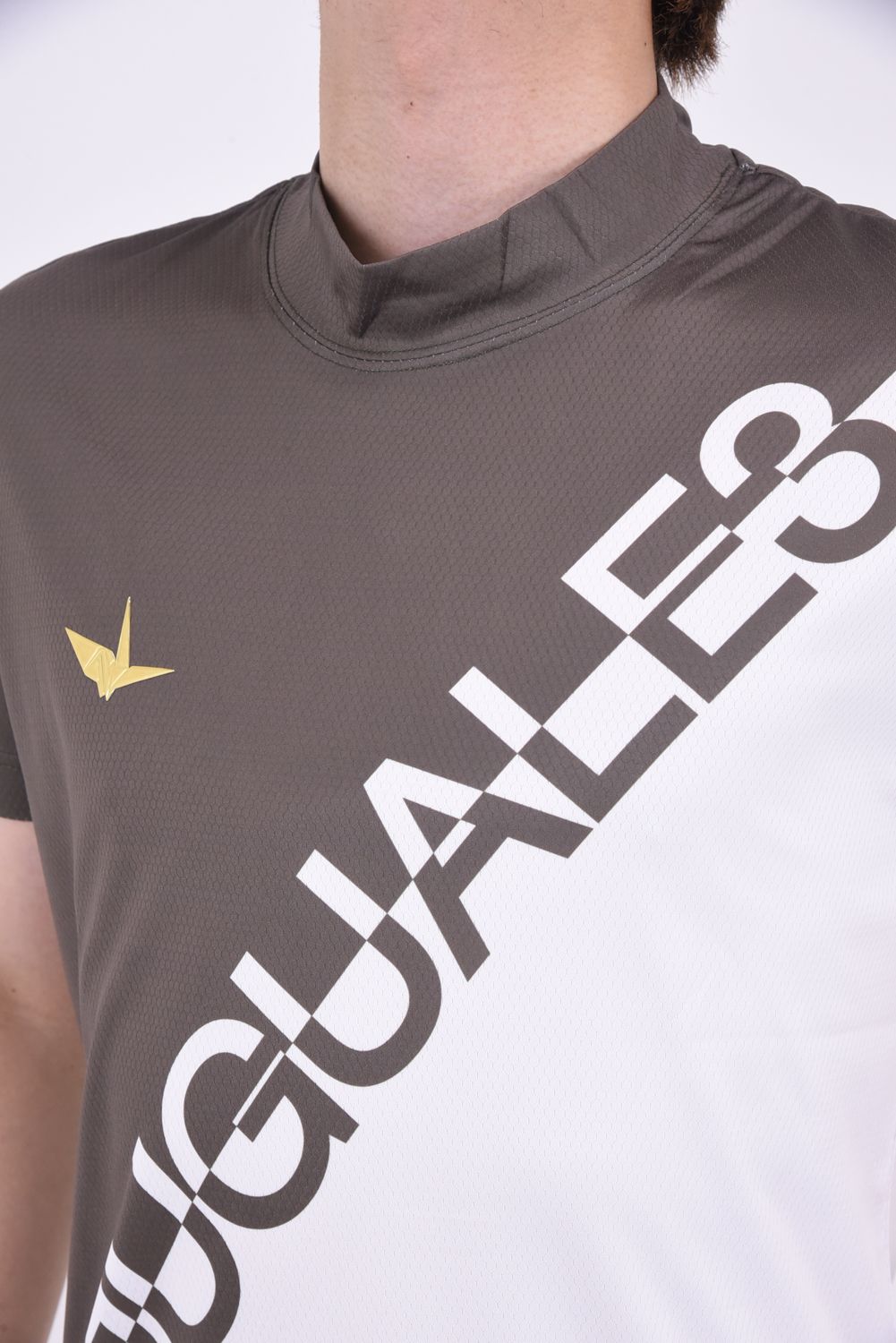 1PIU1UGUALE3 GOLF - 1PIU1UGUALE3 DIAGONAL S/S MOCK / 113ロゴ