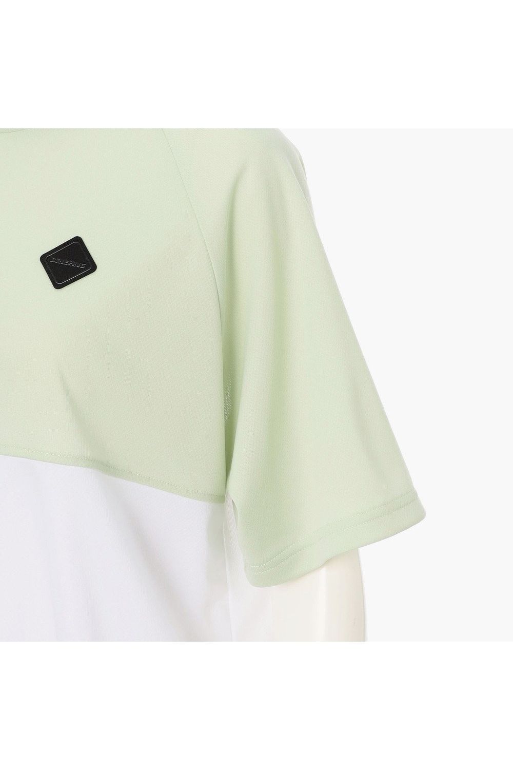 【26SS】【レディース】 WOMEN’S BI-COLOR HIGHNECK RF / バイカラー リラックスフィット ハイネックTシャツ (セージグリーン)