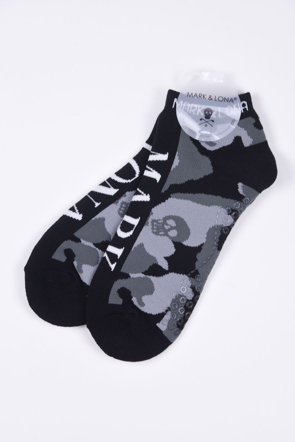 【26SS】 GAUGE CAMO ESSENTIAL LOW SOCKS / オリジナルカモジャカード ブランドロゴ スニーカー丈 ローソックス (ブラック)