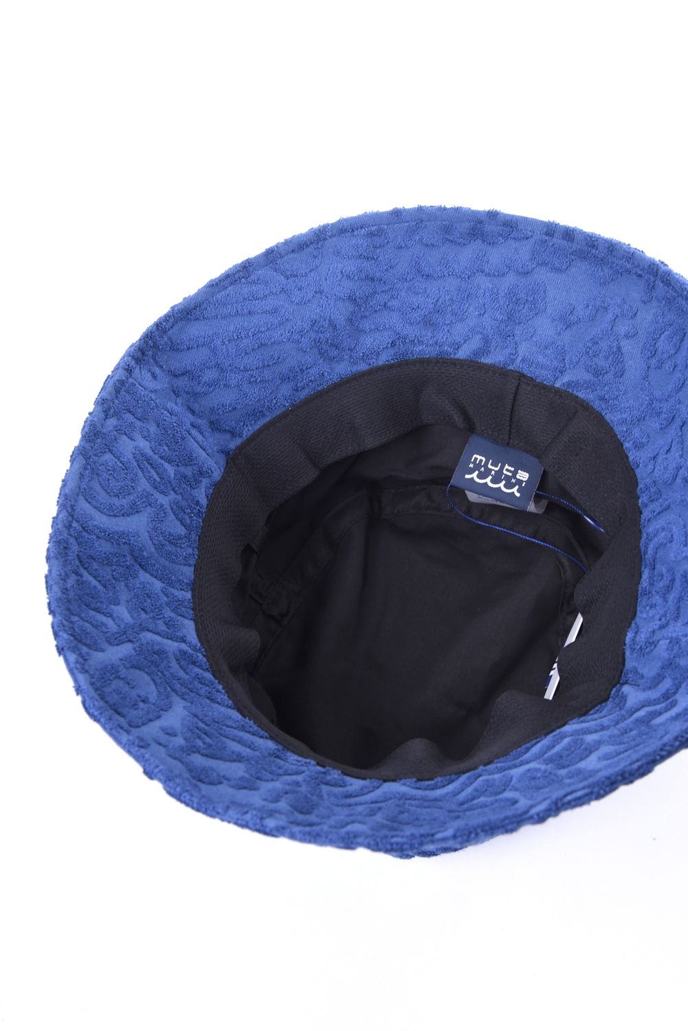 【26SS】 LINE ART PILE BUCKET HAT / パイル生地 ラインアート バケットハット (ネイビー)