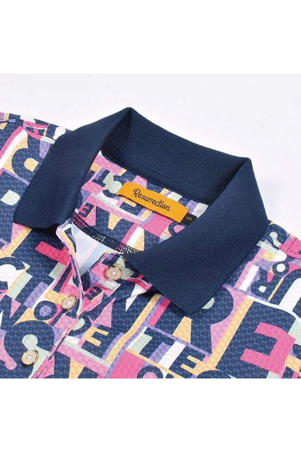 【26SS】【レディース】 JUNCTION POLO / 総柄プリント ポロシャツ (トワイライトジャンクション)*