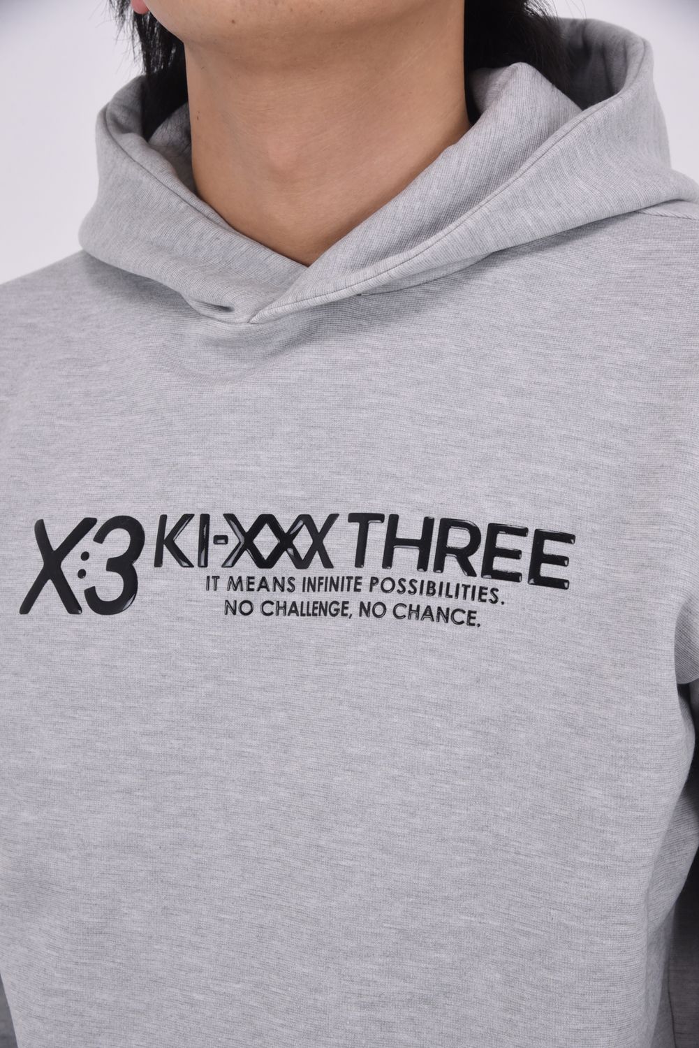 【25AW】 ACTIVE LOGO HOODIE / アクティブ ロゴ フーディー (杢グレー)