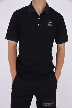 GARDA POLO / ブランクスカルワッペン ポロシャツ (ブラック)