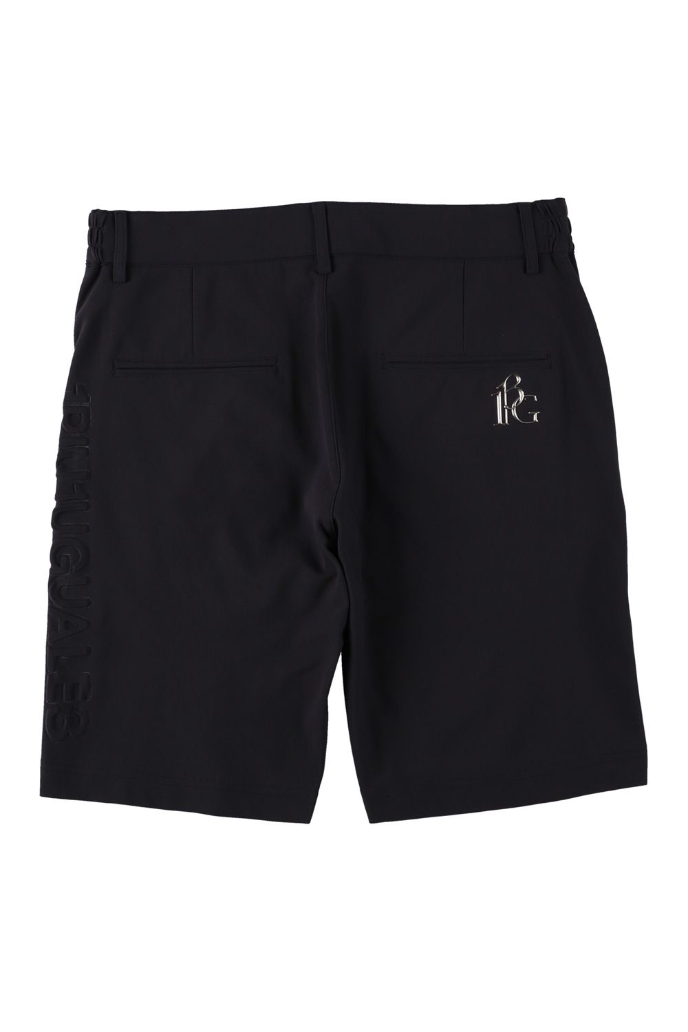 【25SS】 113 GOLF EMBOSS SHORTS / ブランドロゴ エンボス ショートパンツ (ブラック) (3～4月頃入荷予定)