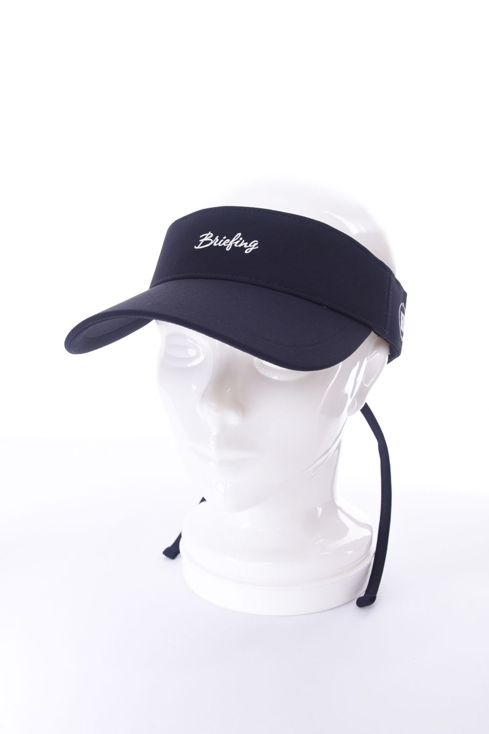【26SS】【レディース】 WOMEN’S SMALL LOGO RIBBON VISOR / ブランドロゴ バックリボン リボンサンバイザー (ネイビー)