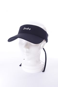【26SS】【レディース】 WOMEN’S SMALL LOGO RIBBON VISOR / ブランドロゴ バックリボン リボンサンバイザー (ネイビー)