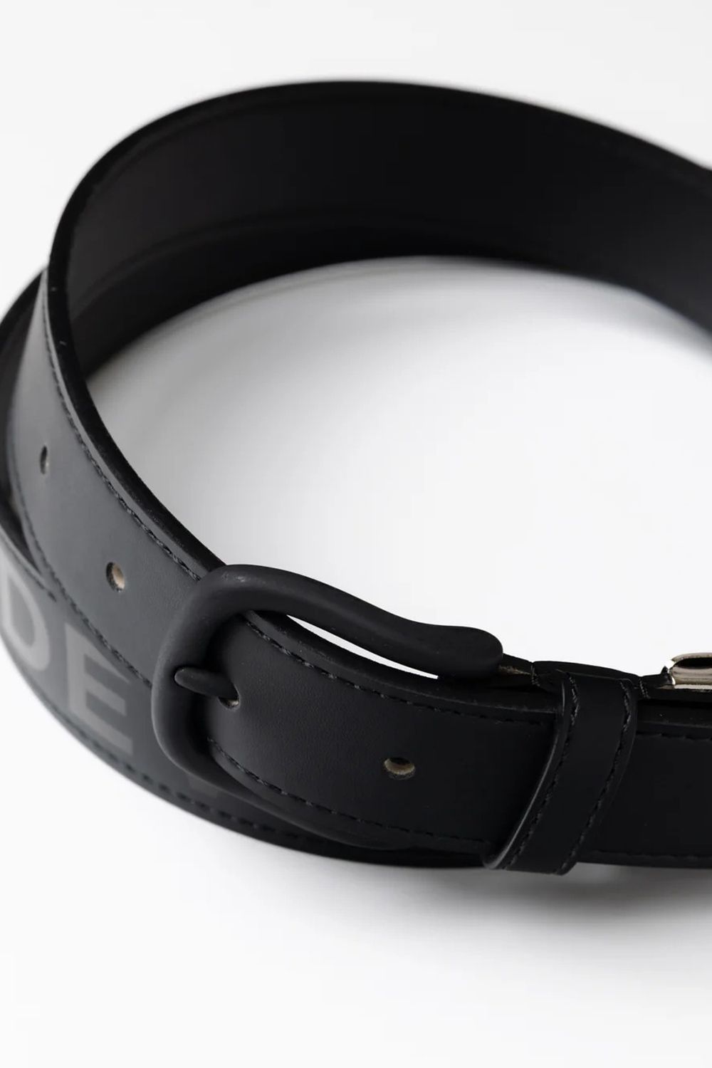 【26SS】 DVG-LOGO PT BELT / ロゴプリント ベルト (ブラック)