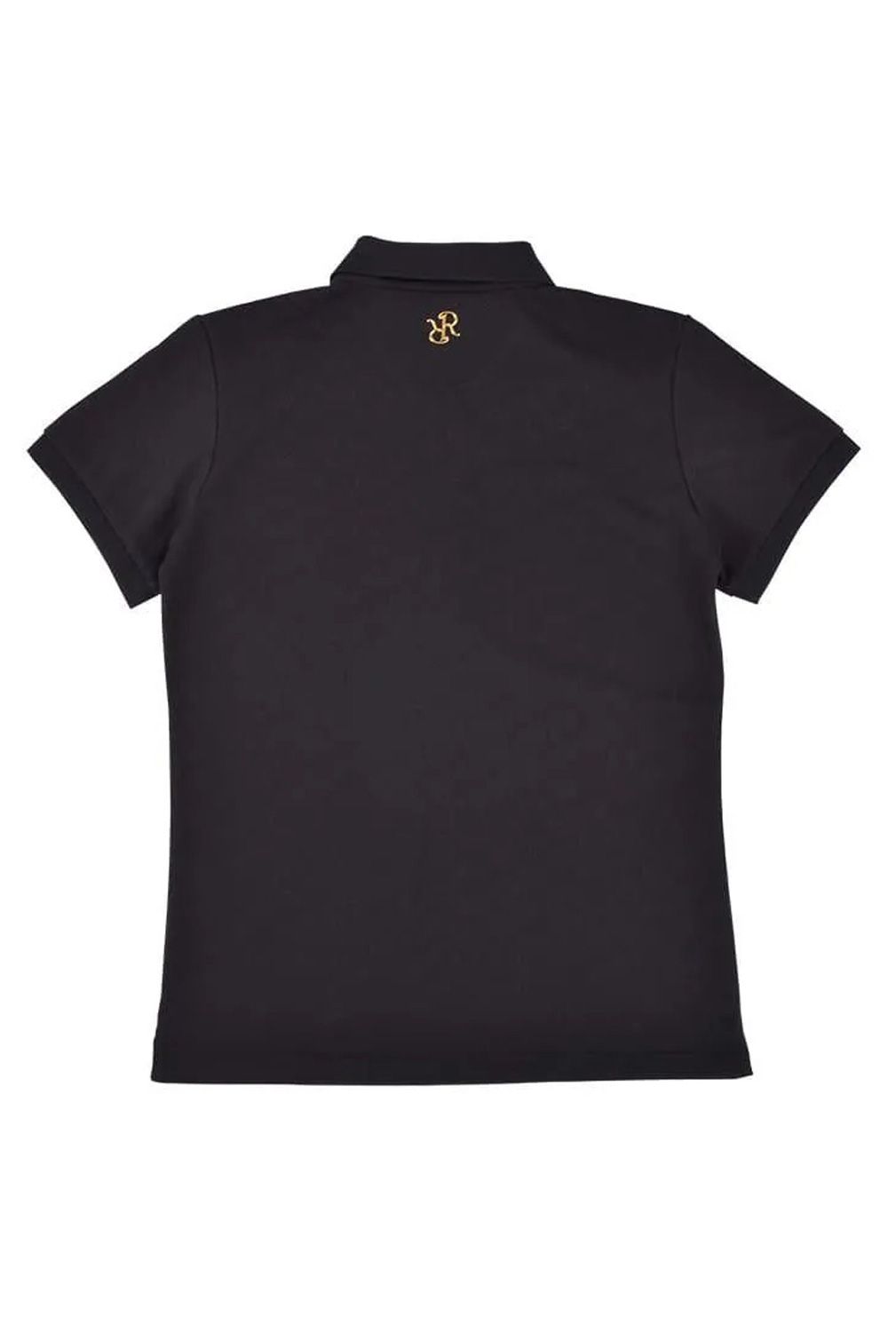【26AW】【レディース】 GM JACQUARD POLO / オリジナルテキスタイルジャガード ポロシャツ (ブラック)*