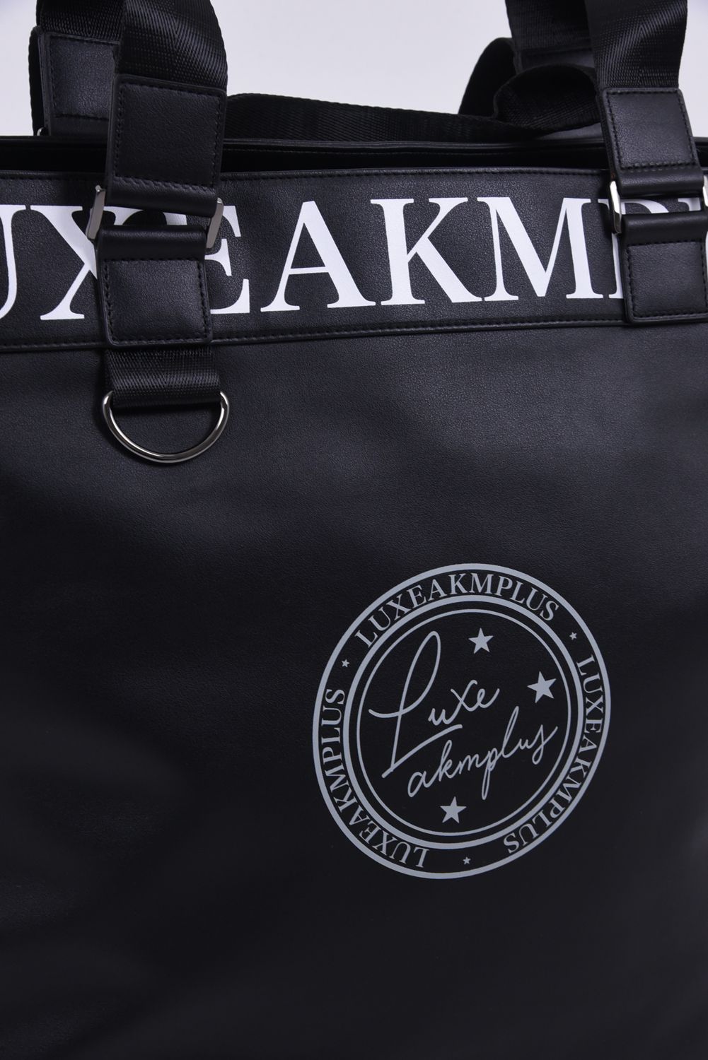 【プレゼント好適品】 GOLF BIG BAG / サークルロゴ トートバッグ ブラック