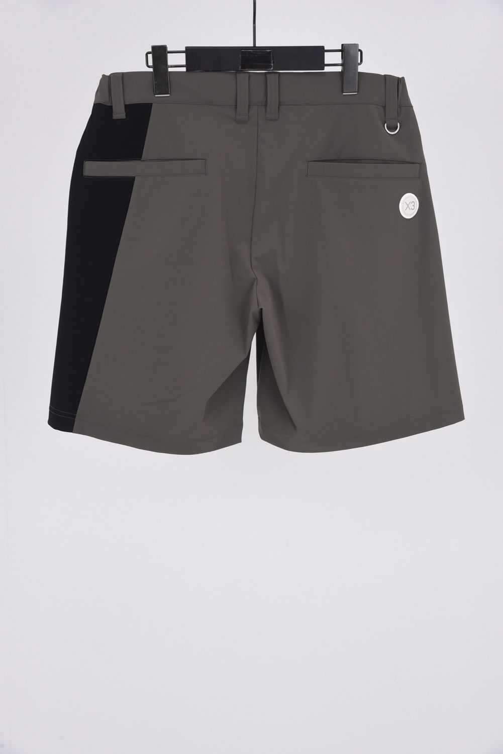 【26SS】 VERTICAL BICOLOR SHORTS / バイカラー ショートパンツ (チャコール)