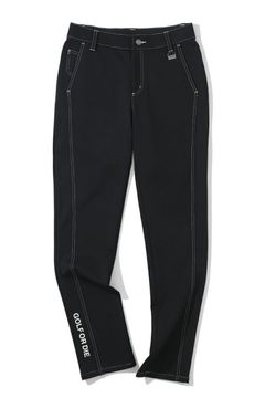 【レディース】 ESCAPE DRAPING SKINNY PANTS / ダンボールニットロングパンツ (ブラック)