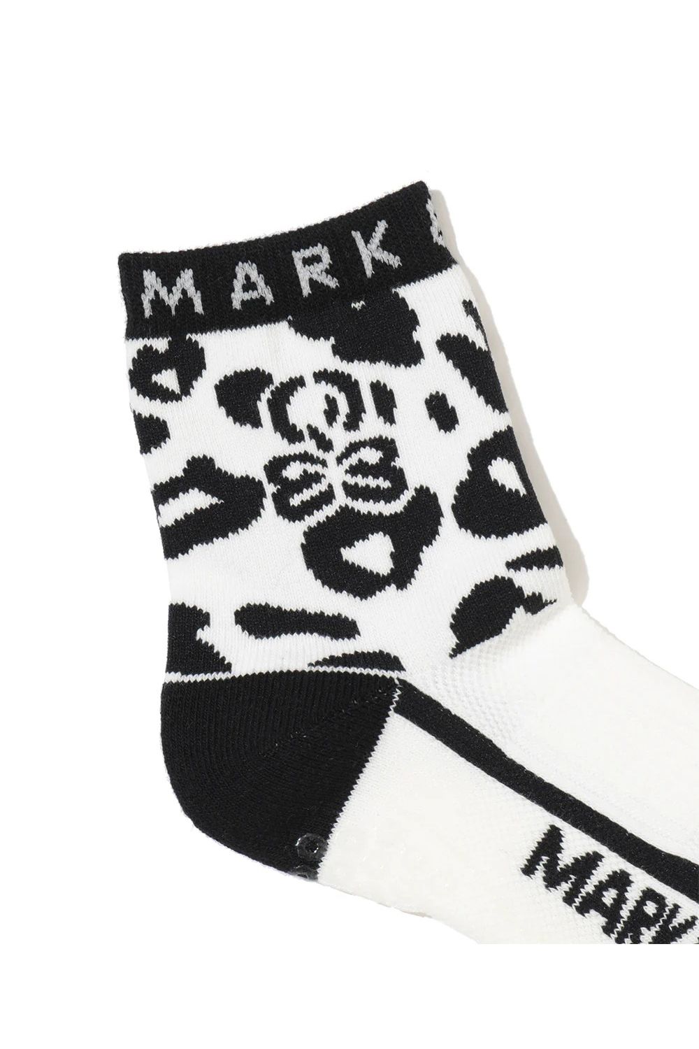 【26SS】【レディース】 PANTERA GRIP ANKLE SOCKS / レオパードパターン アンクルソックス (ホワイト)