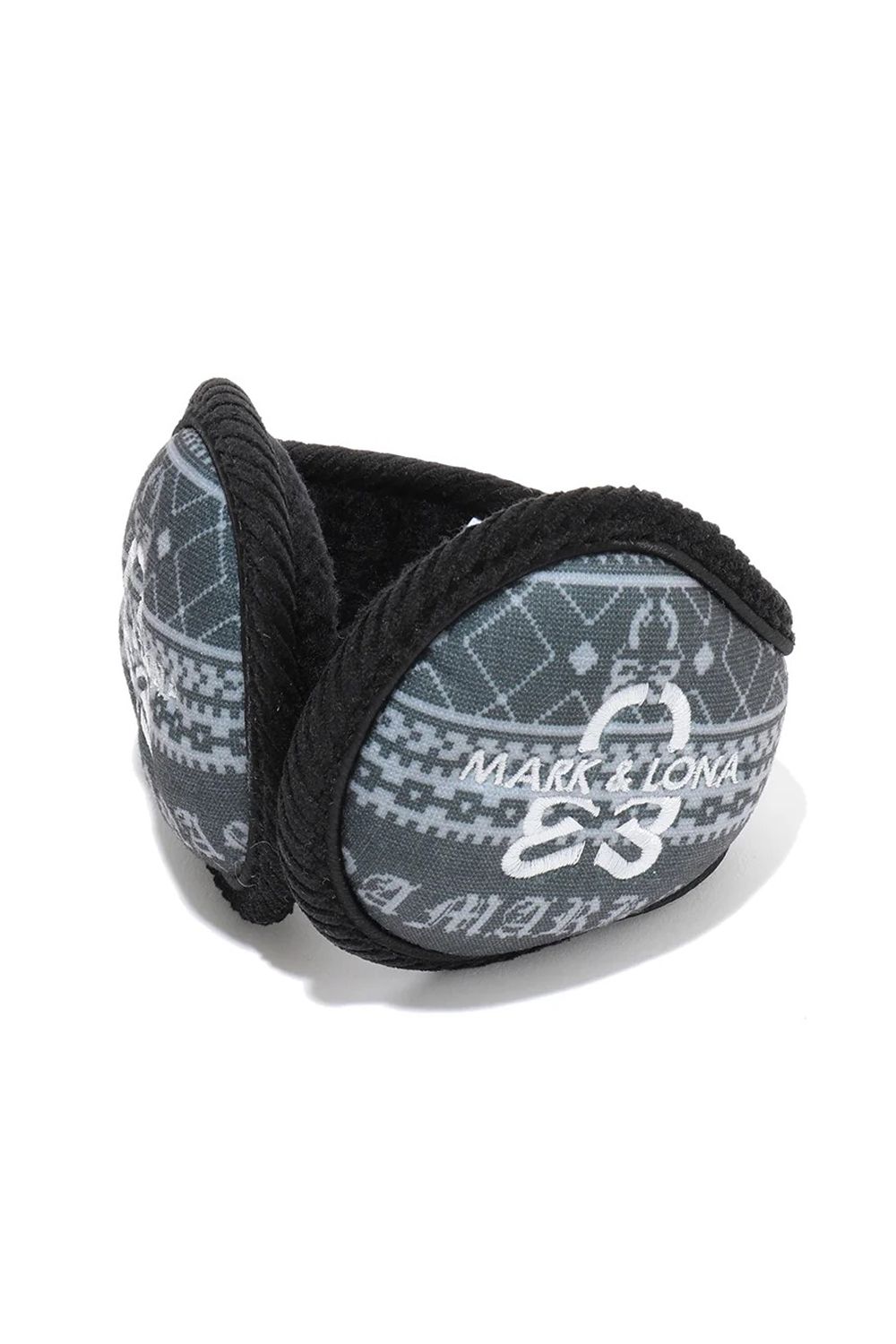 【26AW】【プレゼント好適品】 SCOTT NORDIC EARMUFFS / フェアアイル柄 ウィンターイヤーマフ (ブラック)