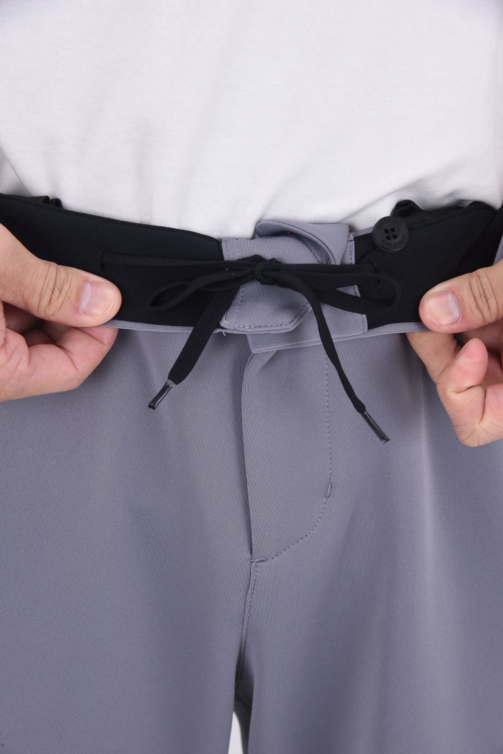 【26SS】 MEN'S 3D LOGO SLIM PANTS / 3Dエンボスロゴ ストレッチジャージ スリムパンツ (グレー)