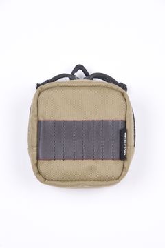 【NEW STANDARD SERIES】 MINI ROUND POUCH STD / スクエア型 ミニラウンドポーチ (タン)