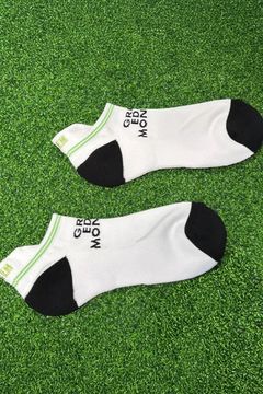 【26SS】 ANKLE SOCKS / ブランドロゴジャカード アンクルソックス (ホワイト)