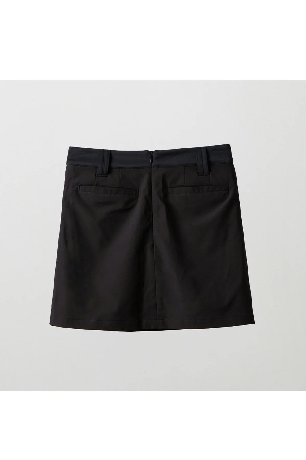 【26AW】 【レディース】 BICOLOR SWITCH SKIRT / バイカラー スウィッチ スカート (ブラック)