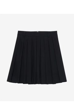 【26SS】【レディース】 PLEATS SKIRT / プリーツスカート (インナーパンツ一体型) (ネイビー)