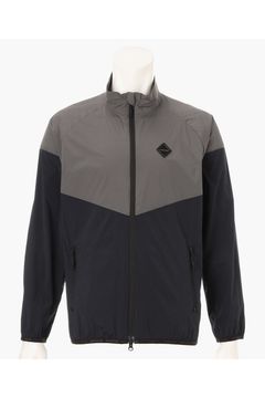 【26SS】 MEN'S BI-COLOR WIND BLOUSON / バイカラー スタンドカラーブルゾン (ブラック)