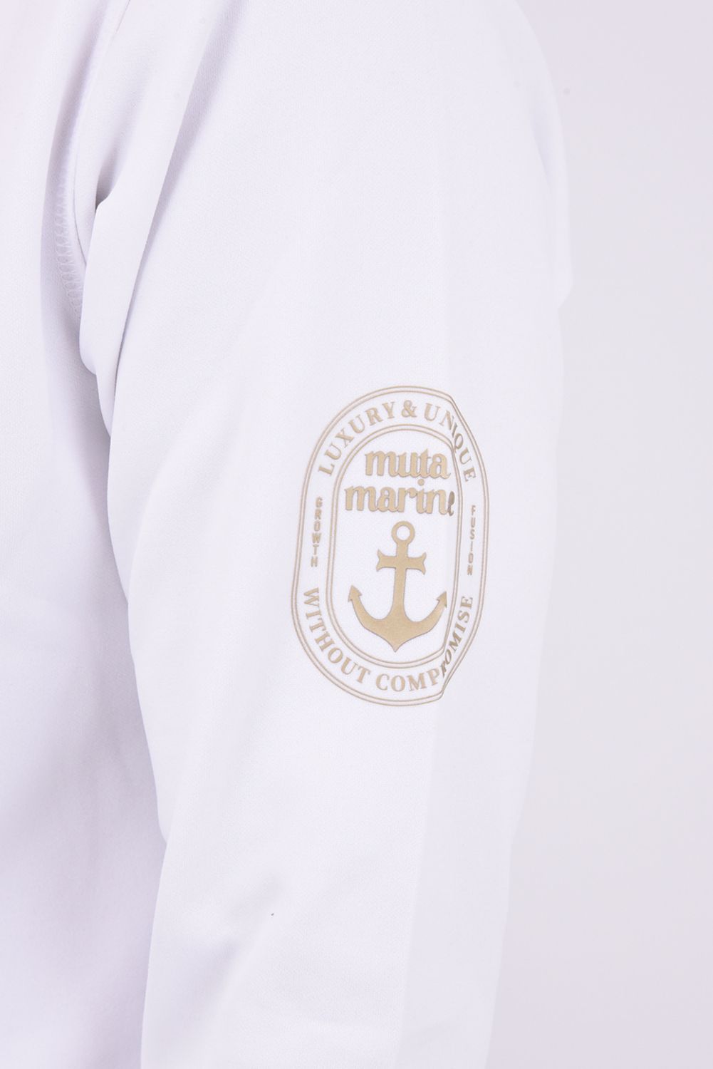 【26AW】 THERMOSOLAR MOCK NECK / ダンボールニット 発熱効果素材 長袖モックネックTシャツ (ホワイト)