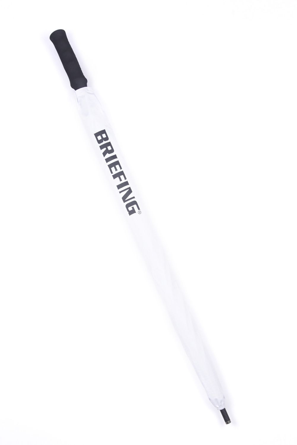 【プレゼント好適品】【返品・交換不可】 CARBON SHAFT UMBRELLA / BRIEFINGロゴ カーボンシャフト アンブレラ 傘 (ホワイト)