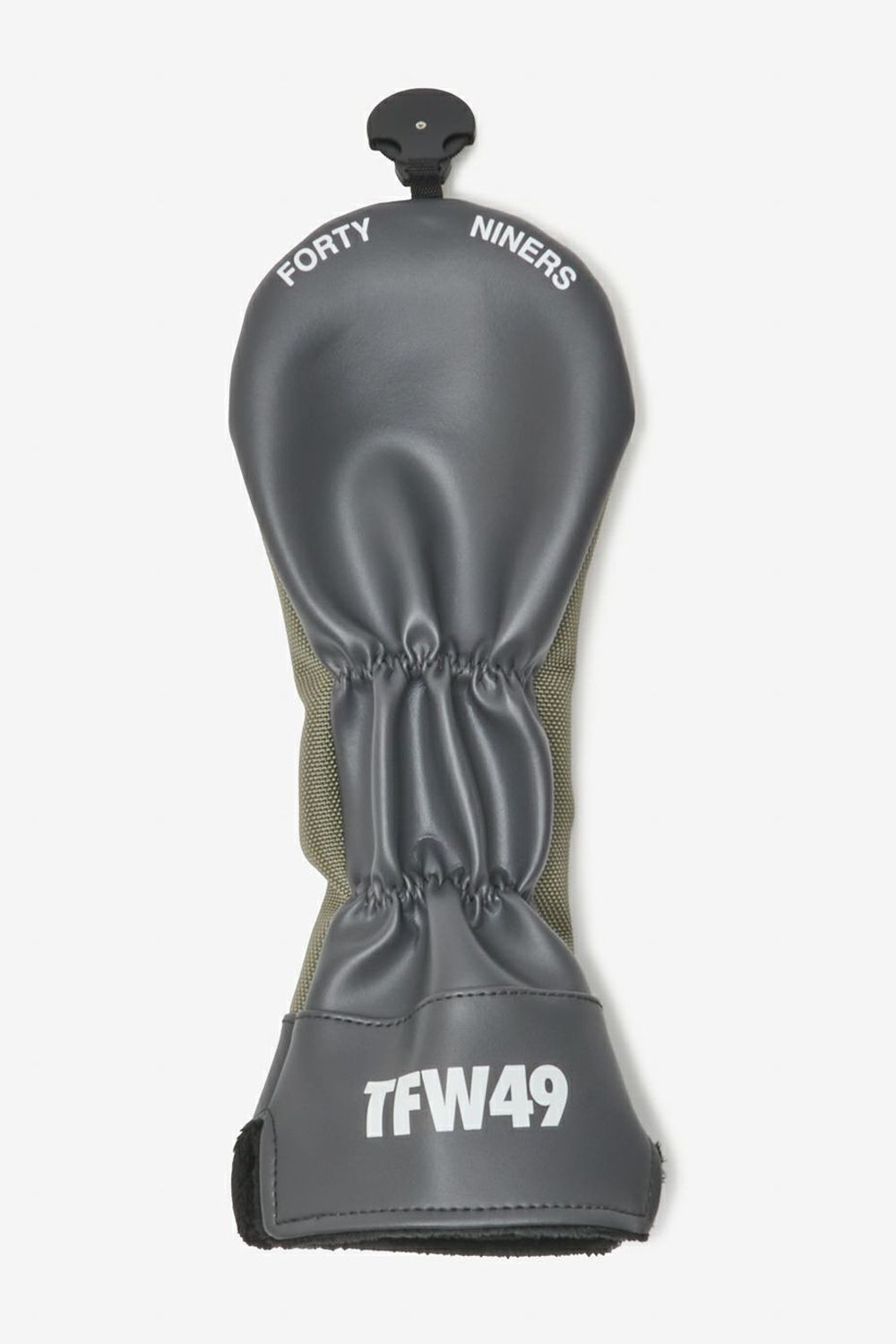 NYLON HEAD COVER FW / ナイロン ブランドロゴ フェアウェイウッドカバー (グレージュ)