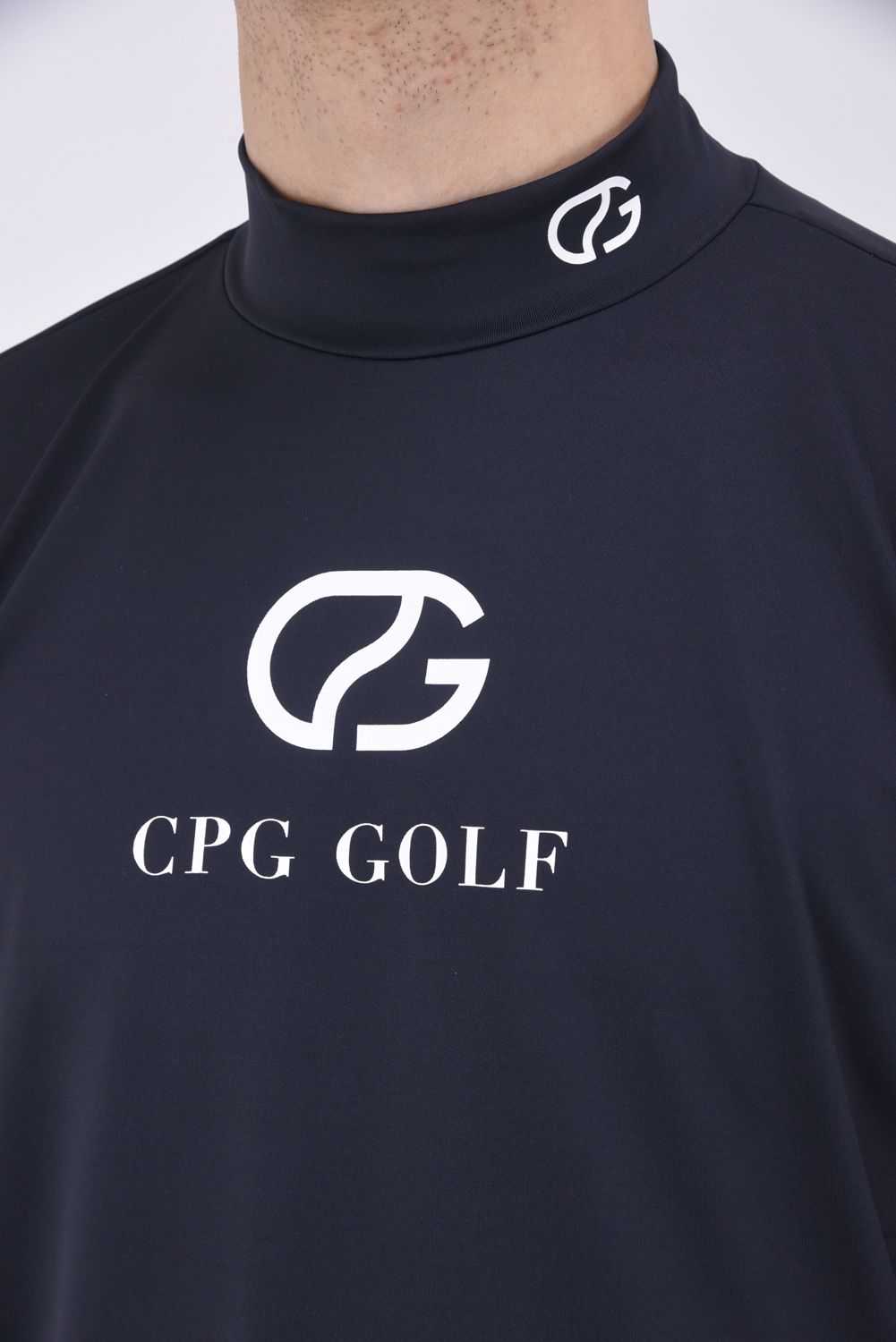 CPG GOLF - グラフィックモックネックロングスリーブ（ブラック 