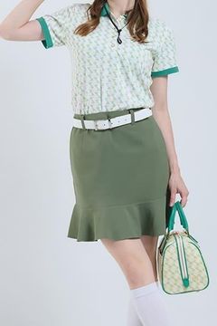 【25SS】【レディース】 WOMENS PEPLUM SKIRT / ベーシック ペプラムスカート (カーキ)*