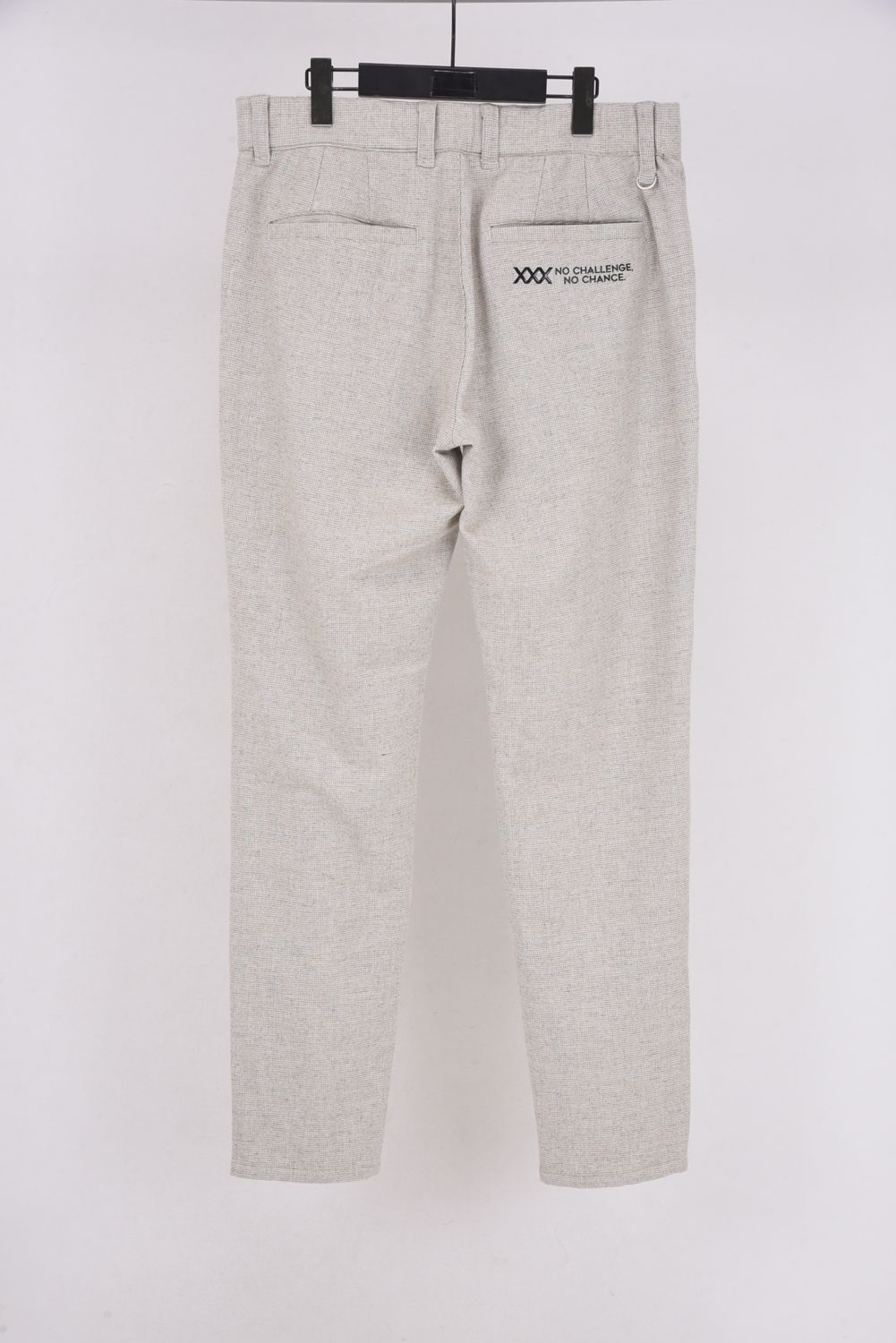 【25AW】 HOUNDSTOOTH TAPERED PANTS / 千鳥柄 テーパード パンツ (ベージュ)