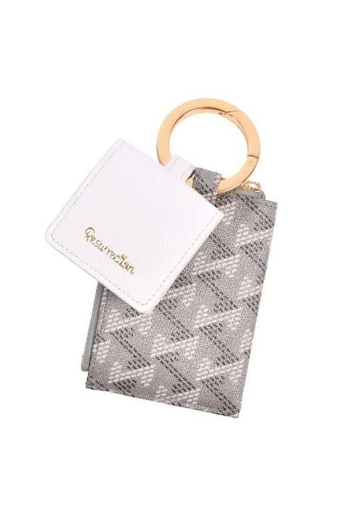 【プレゼント好適品】 Canary No.2 (カナリー) / ブランドオリジナルテキスタイル マルチケース (シルバーグレー/ホワイト)*