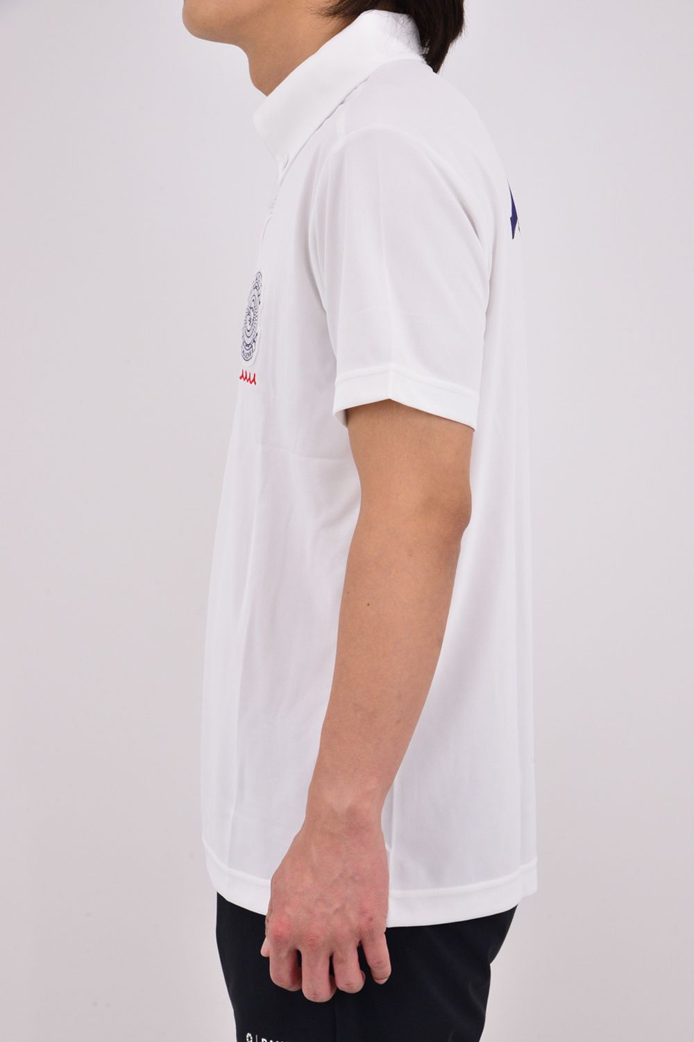【26SS】 POLO SHIRT / POPEYE™︎コラボレーション エンブレムワッペン ポロシャツ (ホワイト)