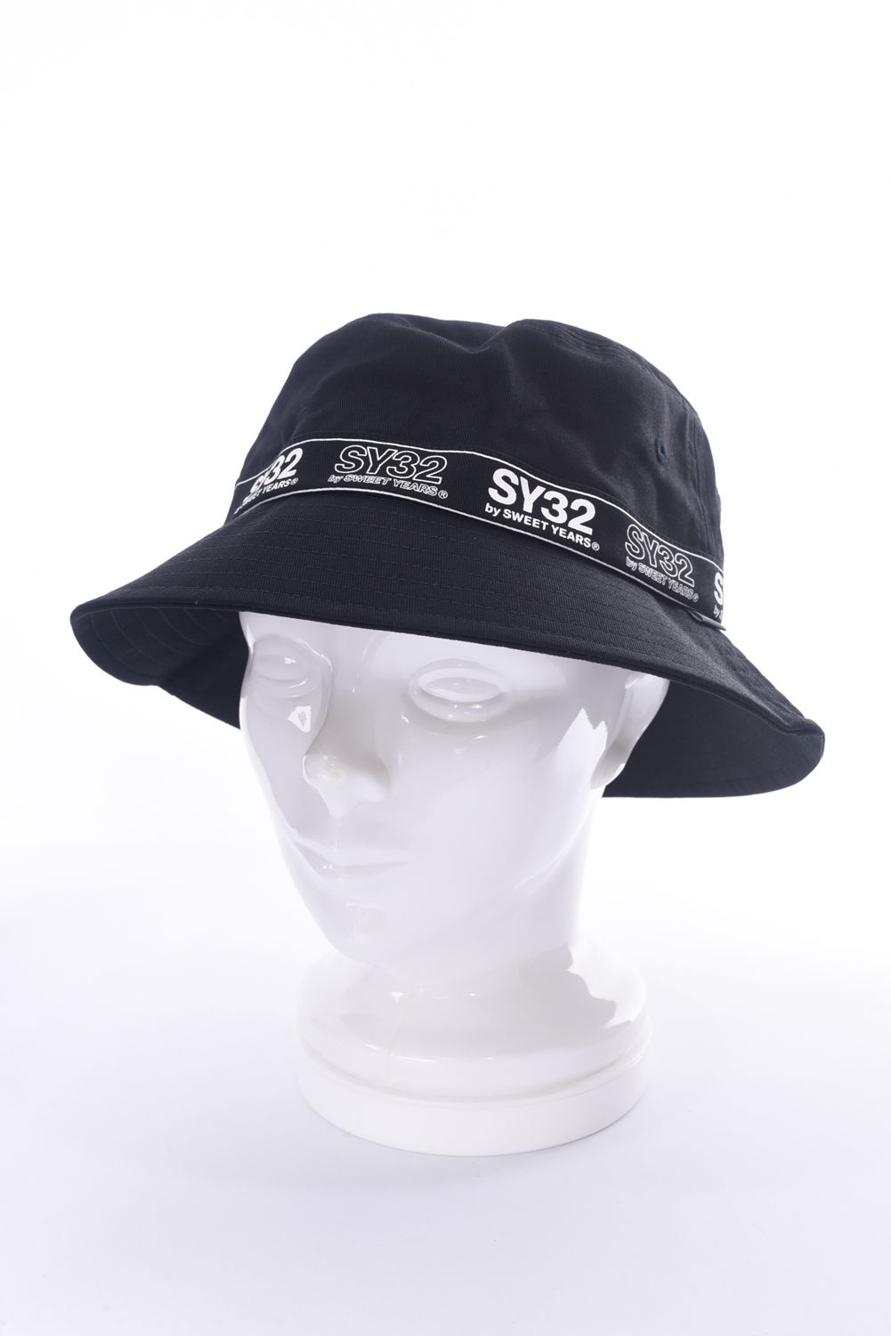SY32 by SWEET YEARS GOLF - TAPE LOGO BUCKET HAT / ロゴラインテープ