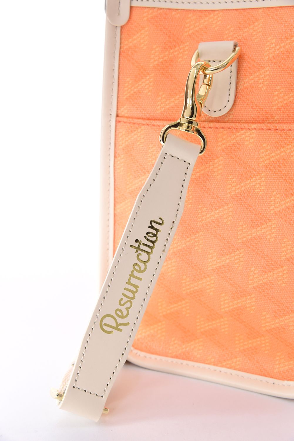 【26SS】  LANIUS SQUARE MINI (ラニウス スクエア ミニ) / ブランドオリジナルテキスタイル カートバッグ (サンセット）