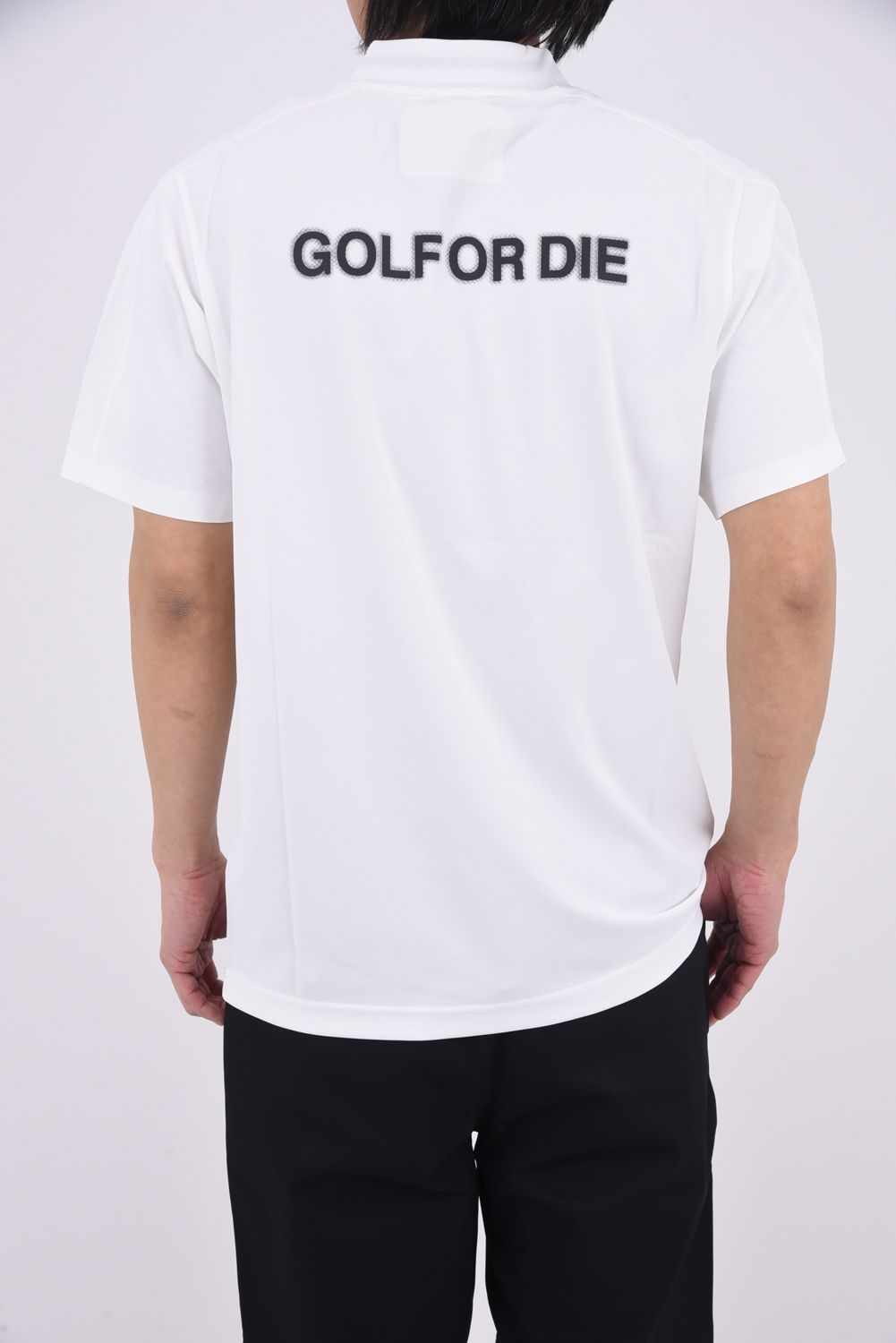 【26SS】 ICON SKULL STRETCH NYLON PIQUÉ MOCK / ナイロンカノコ アイアンスカルプリント モックネックTシャツ (ホワイト)