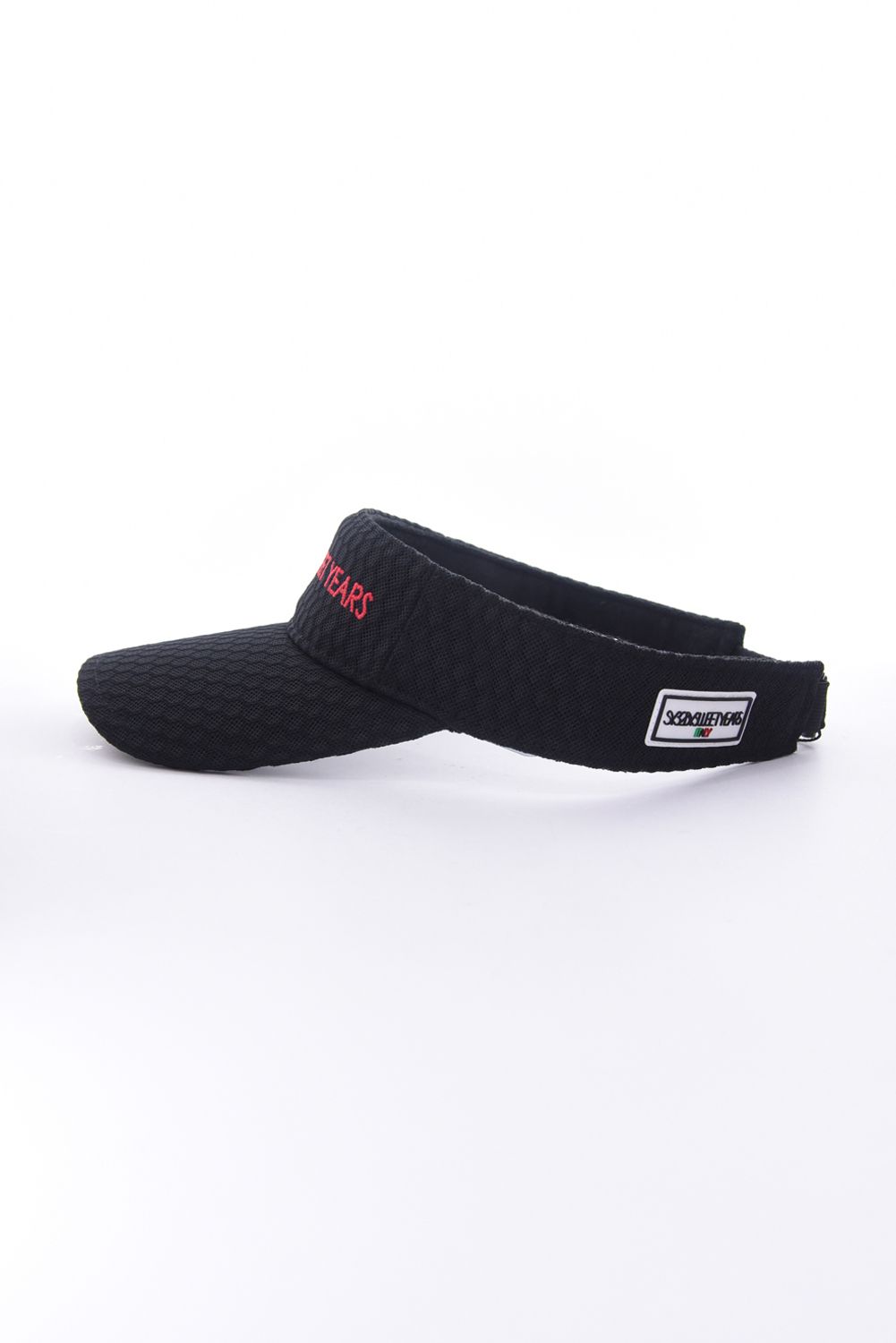 【26SS】 MESH EMB SUN VISOR / メッシュ ロゴ刺繡 サンバイザー (ブラック)