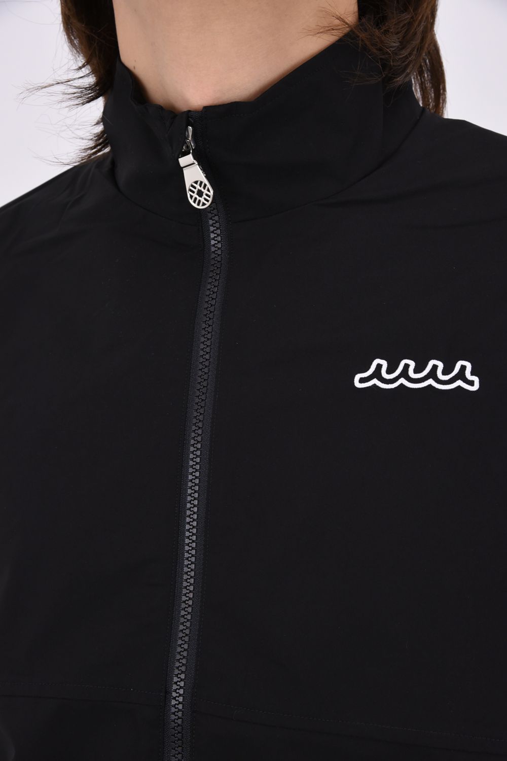 【26AW】 ZIP UP BLOUSON / 撥水ストレッチナイロン ジップアップ ライトブルゾン (ブラック)