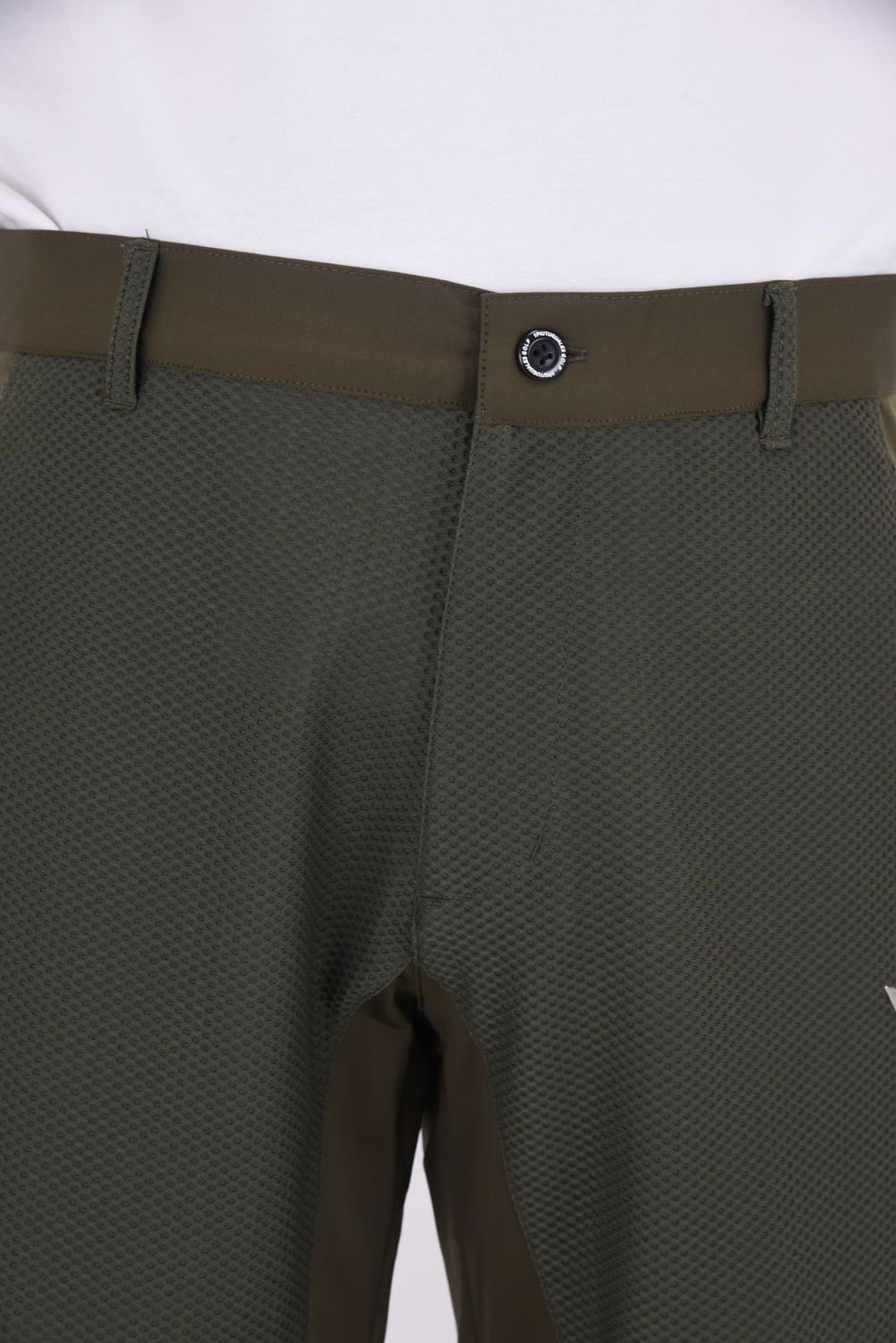 【25SS】 113 GOLF MESH SHORTS / ROICA素材 メッシュ ショートパンツ (カーキ)