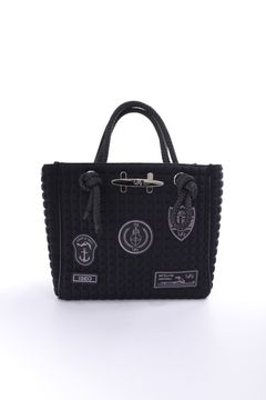 CLEAT TOTE mini TOM1002PA2 / クリート トート ミニバッグ スクエア （ブラック/パッチ）*