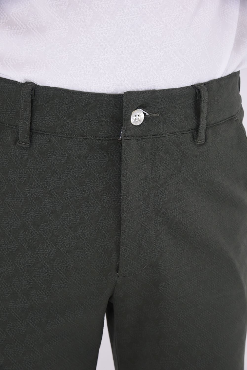 【25SS】 MENS GM JACQUARD SHORT PANTS / GMジャガード ショートパンツ (カーキ)