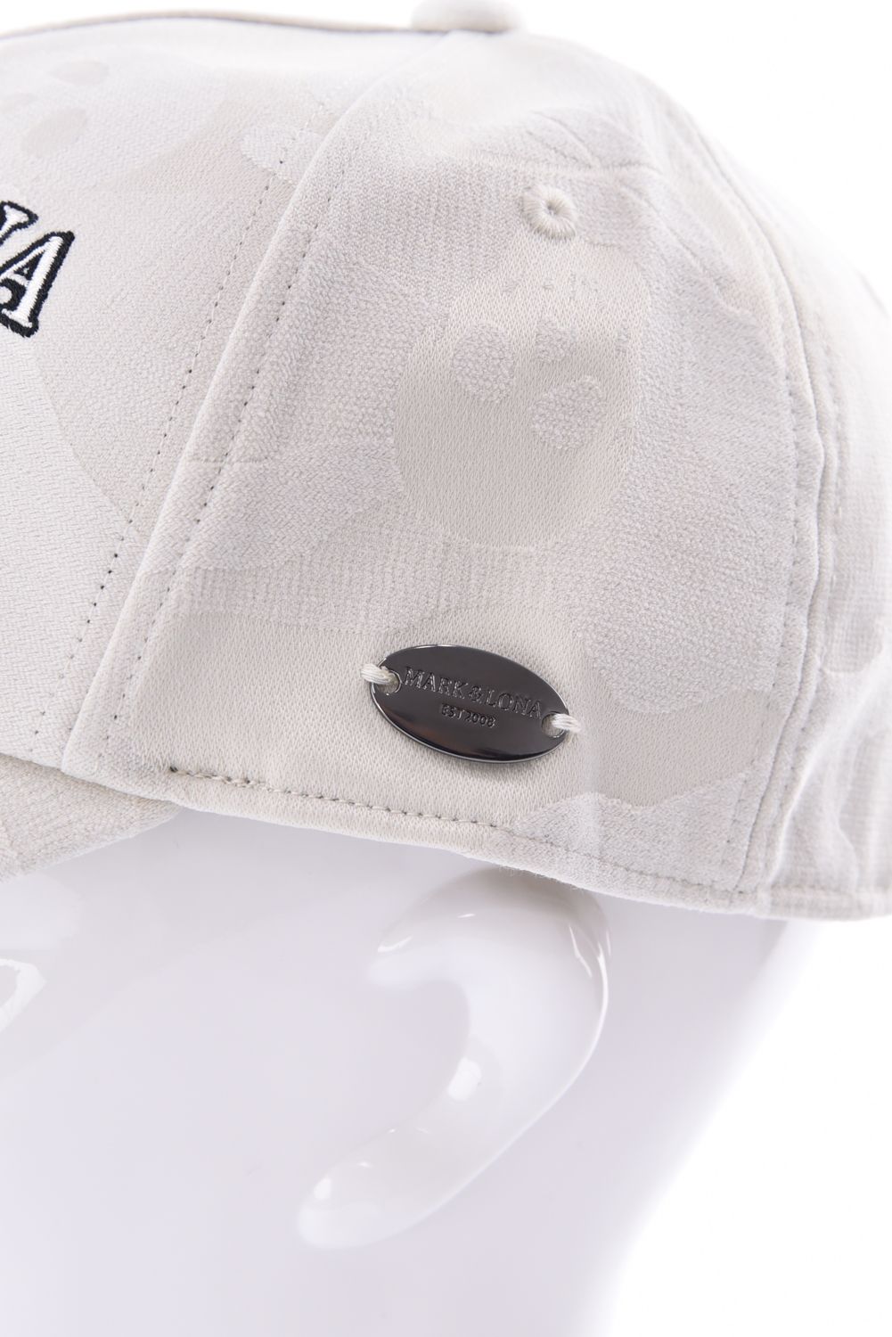 【26AW】 MERCURY CAMO STRETCH CAP / シグネチャーカモ ブランドロゴ刺繍 ストレッチキャップ (オフホワイト)