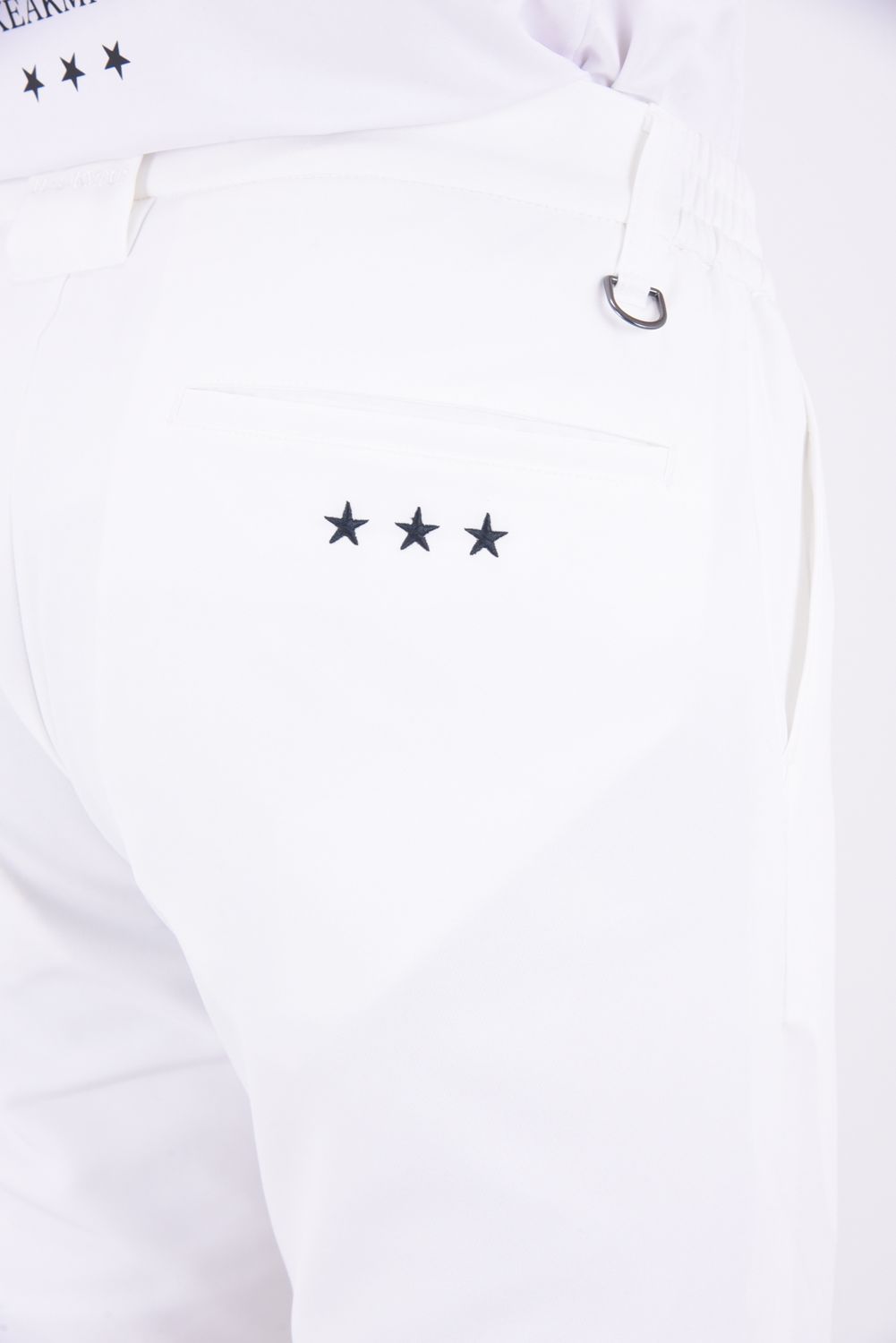 【春夏仕様】BASIC LOGO PANTS / ベーシックロゴ ストレッチ ロングパンツ (ホワイト)