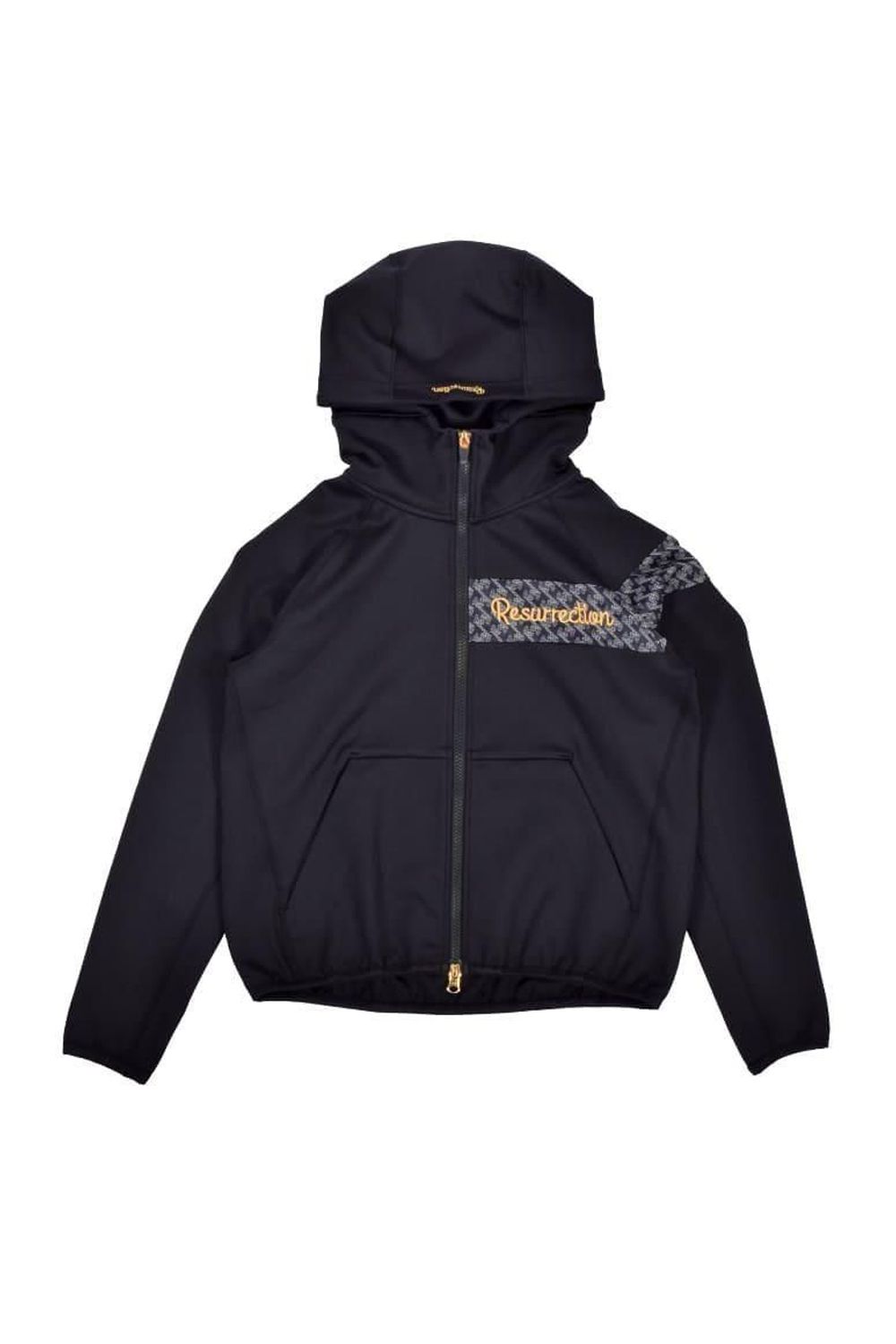【26SS】【レディース】 GM ACCENT LINE ZIP UP PARKER / モノトーンシリーズ アクセントライン ジップアップパーカー (ブラック)*