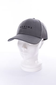 【26AW】 COLLEGE LETTERING CAP / ブランドロゴ刺繍 キャップ (グレー)