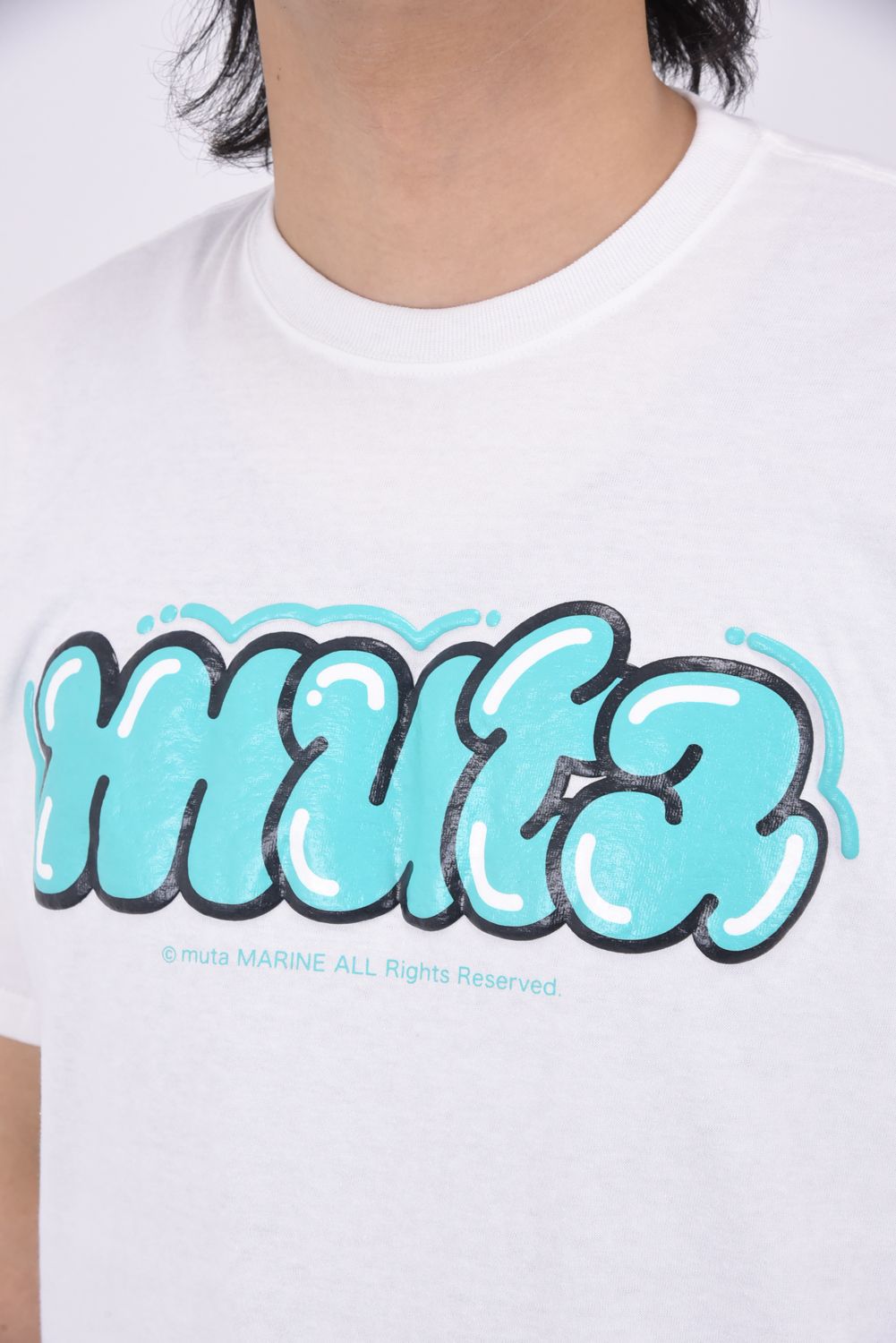 【すぐ届く！】muta ムータ◆BUBLLE ロゴTシャツ BUBLLE ロゴTシャツ [全3色] – muta Online Store