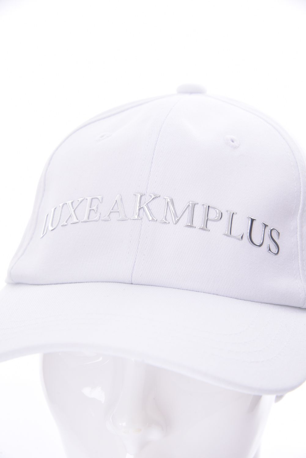 METAL PRINT LOGO CAP / メタルロゴ 6パネルキャップ (ホワイト)