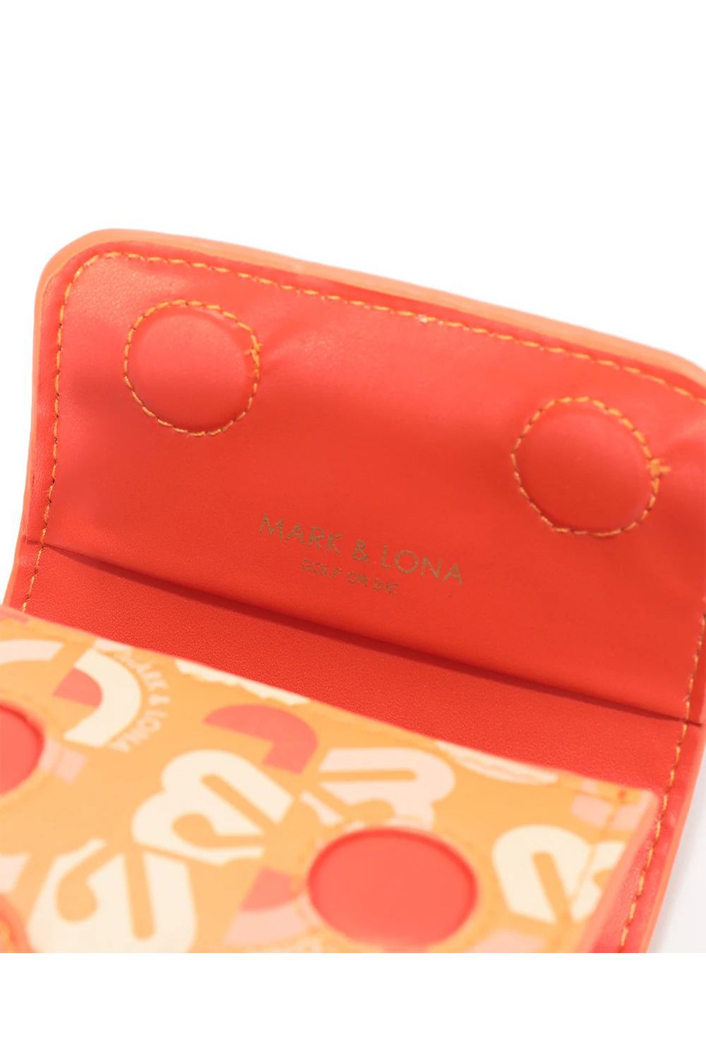 【26SS】 G.O.D UTILITY BALL CASE / シンセティックレザー 多機能ボールポーチ (オレンジ)