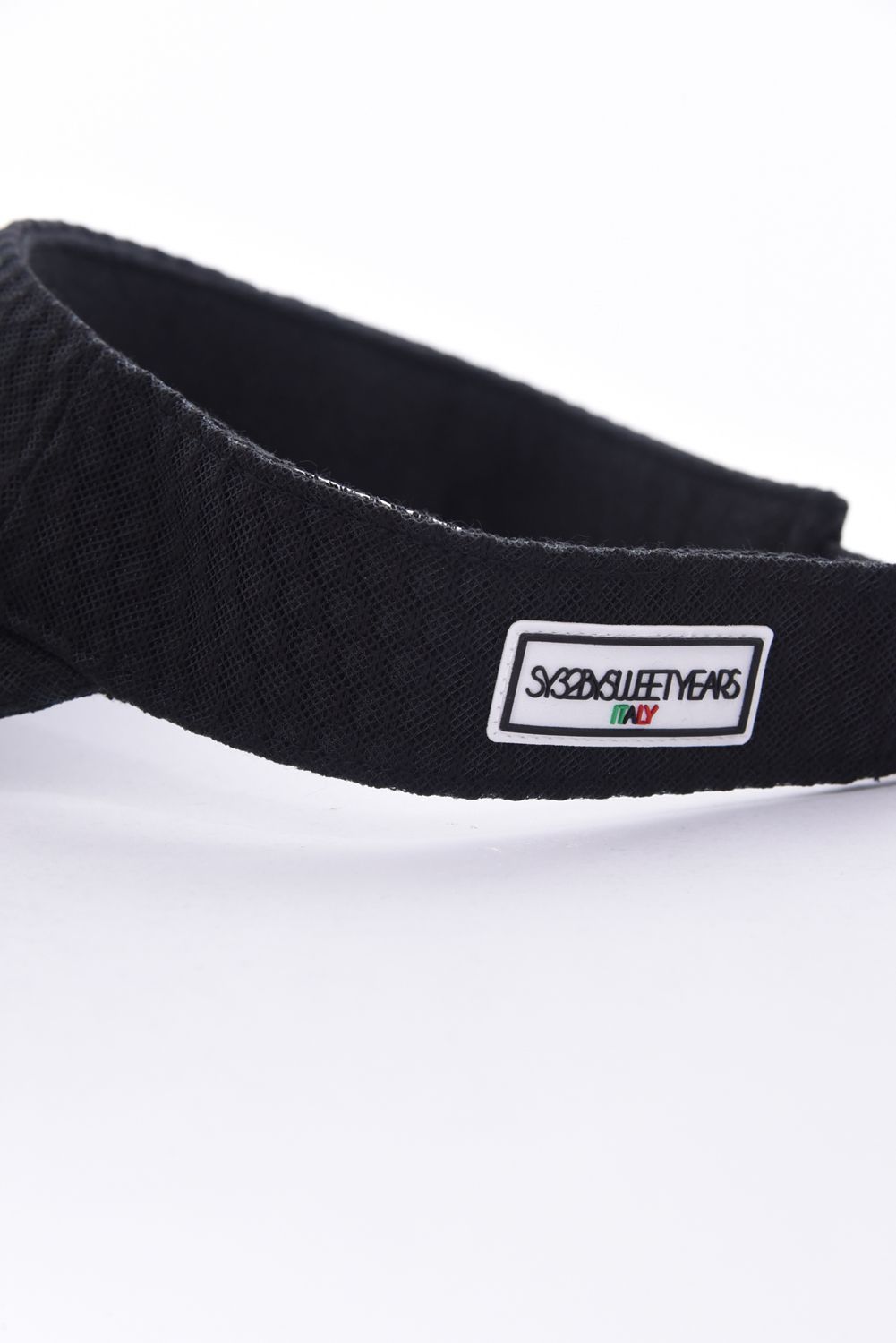 【26SS】 MESH EMB SUN VISOR / メッシュ ロゴ刺繡 サンバイザー (ブラック)