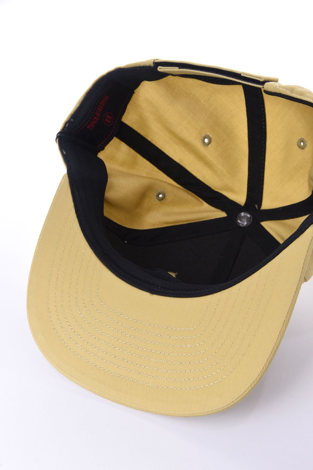 【26SS】 MEN’S BG LOGO FLAT VISOR CAP / BGロゴ フラットキャップ (ベージュ)